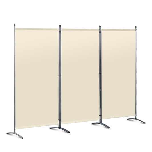 MUHENWE 3 Panels Folding Room Divider 258 x 180cm